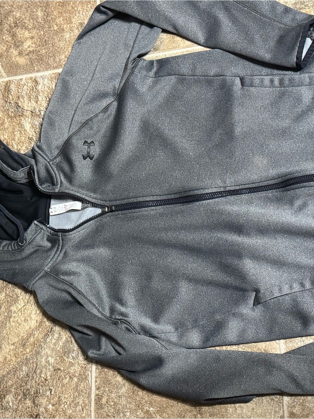 Under Armour Men's Charcoal Full-Zip Performance Jacket